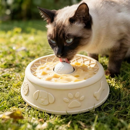 Bol Anti-Glouton Interactif pour Chien et Chat
