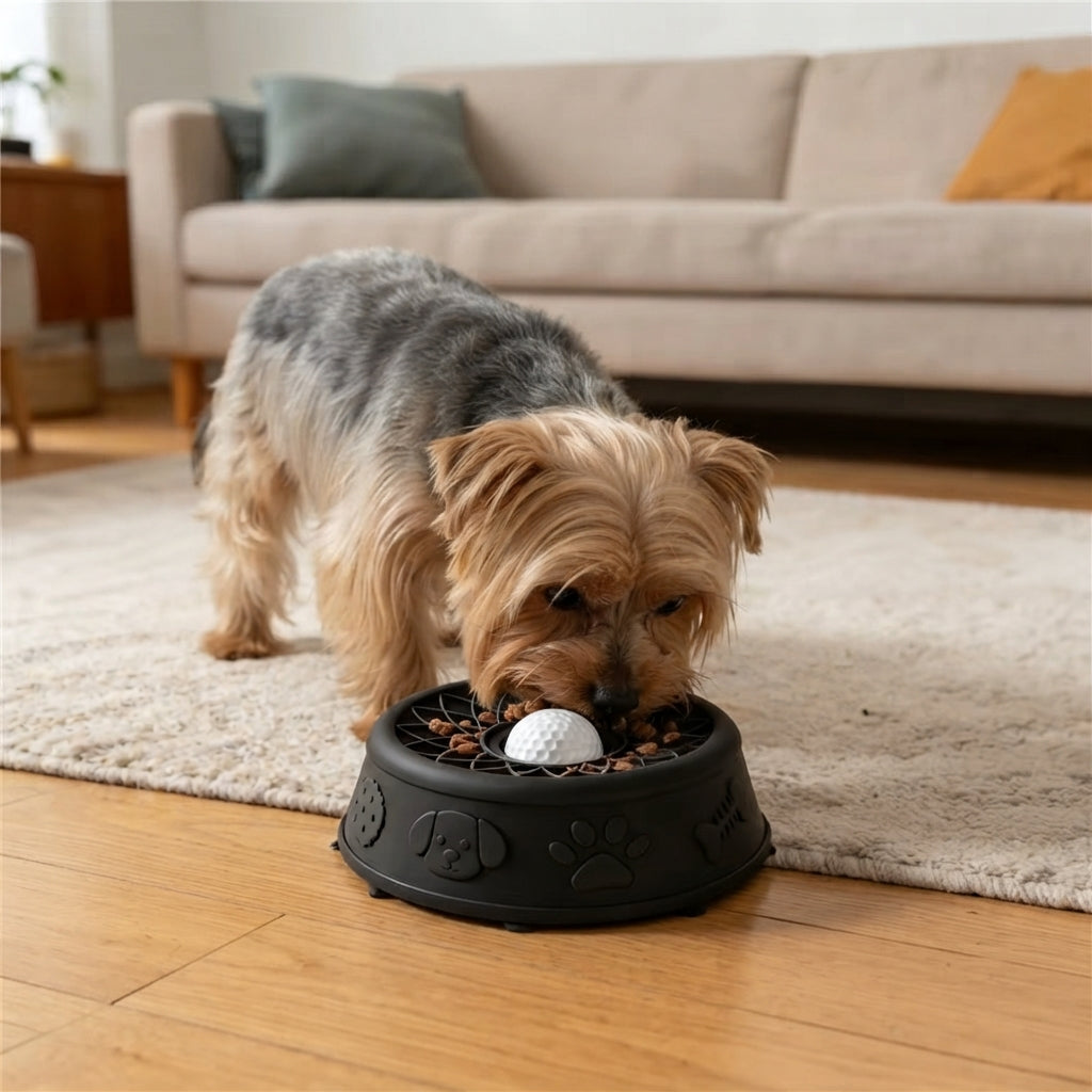 Bol Anti-Glouton Interactif pour Chien et Chat